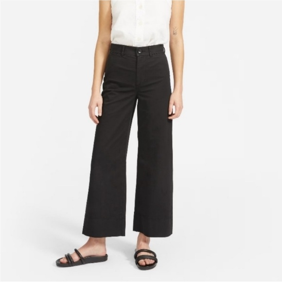 Everlane Women's Black Wide-Leg Jeans - Picture 4 of 11